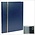 Luxus, Stock album A4 - 16 pages (black)  9 strips - Blue - dim: 230x305x22 ■ per pc.