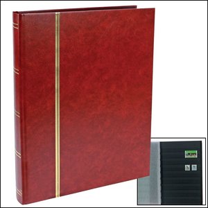 Luxus, Stock album A4, cover Wine red