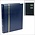 Luxus, Einsteckalbum A4 - 64 seiten (schwarzem)  10 Streifen - Blau - Abm: 230x305x60 ■ pro Stk.