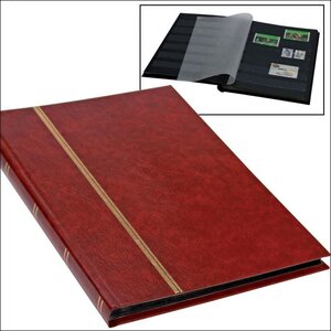 Luxus, Stock album A5, cover Wine red