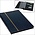 Luxus, Einsteckalbum A5 - 16 seiten (schwarzem)  6 Streifen - Blau - Abm: 170x225x22 ■ pro Stk.