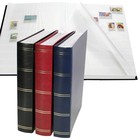 Luxus, Album de stockage A4 - 64 pages (blanc avec séparateur central)  10 bandes - Rouge vin - dim: 230x305x60 ■ par pc.