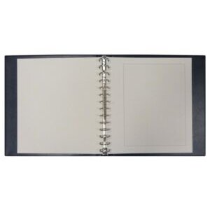 Album Favorit ( Berlin), excl. sheets and without slipcase - Blue - 14 Rings - Dim: 305 x 315 x 50 mm
