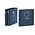 Safe, FAVORIT-YOKAMA, Album (14 Ringe) Danmark - exkl. Inhalt und ohne Schutzkassette - Blau - Abm: 305x315x50 mm. ■ pro  Stk.