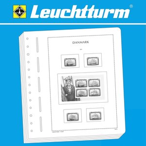 Supplement year: 2022 - Denmark (HS) - sheets for Booklets pages - Leuchtturm (13 Rings)
