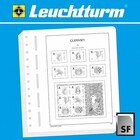 Supplément année: 2022 - Guernsey - Album de base feuilles (7 pcs.) - Leuchtturm, Feuilles pré-imprimées à 13 Rings (couleur champagne)
