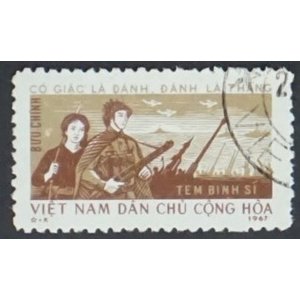 Vietnam Nord - Mi.   Port vrij 12 (o)