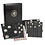 Premium, Album (4 rings) for Coins - incl. 4 sheets and Black separation sheets - Black - dim: 235 x 265 x 45 mm.