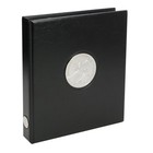 Safe, Premium, Album (4 rings)  for 5 German Marks - incl. 4 sheets and Green preprint sheets - Black - dim: 235x265x45 mm. ■ per pc.