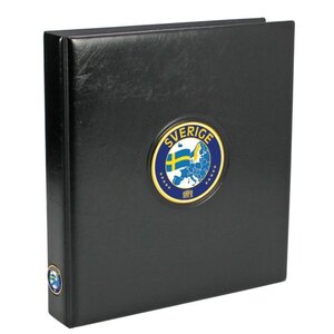Premium, Album (4 rings) suitable for Sweden - without content - Black - dim: 235 x 265 x 45 mm.