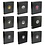 Premium, Album (4 rings) suitable for Great Britain - without content - Black - dim: 235 x 265 x 45 mm.