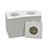 Coin holders (50x50 mm.) to Staple - 32.5 mm. White