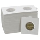 Coin holders (50x50 mm.) Self-adhesive  - 27.5 mm. White ■ per 600 pcs.