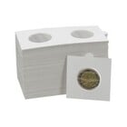 Coin holders (50x50 mm.) Self-adhesive  - 32.5 mm. White ■ per 150 pcs.