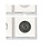 Coin holders (50x50 mm.) Self-adhesive  - 22.5 mm. White
