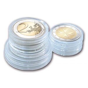 Coin Capsules Round - suitable for coins Ø 15 mm.