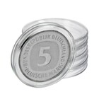 Coin Capsules, Round - Internal Ø 17 mm. with rim - UNI ■ per  5 pcs.