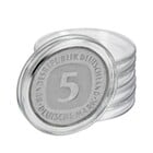 Coin Capsules, Round - Internal Ø 27 mm. with rim - UNI ■ per  5 pcs.