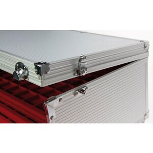 Case, Alu, Gigant - incl. 15 tableaus - dim: 350 x 245 x 165 mm.