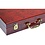 Case, Premium - incl. 6 tableaus - Walnut color - dim: 410 x 255 x 85 mm.