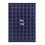 Tableau, Modèle D - Compartiment dim: 26 x 26 mm. (70 pcs.) Bleu royal - dim: 327 x 227 x 10 mm.