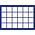 Safe, Tableau, Model D - compartment dim: 46x46 mm. (24 pcs.)  Royal blue - dim: 327x227x10 mm. ■ per pc.