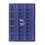 Tableau, Model D - Capsules 50 x 50 mm. (15 pcs.) Royal blue - dim: 327 x 227 x 10 mm.