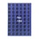Tableau, Model D - for Coins Ø 29,5 mm. (54 pc.) Royal blue - dim: 327 x 227 x 10 mm.