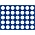 Safe, Tableau, Model D - for Coins Ø 32,5 mm. (35 pcs.)  Royal blue - dim: 327x227x10 mm. ■ per pc.