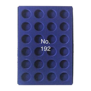 Tableau, Model D - for Coins Ø 38 mm. (24 pc.) Royal blue - dim: 327 x 227 x 10 mm.