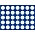 Safe, Tableau, Model D - for Coins Ø 34 mm. (35 pcs.)  Royal blue - dim: 327x227x10 mm. ■ per pc.