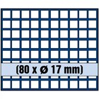 Safe, Tableau, Modell A - Fach Abm: 17x17 mm. (80 Stk.)  Königsblau - Abm: 233x185x10 mm. ■ pro Stk.