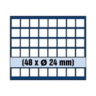 Safe, Tableau, Modell A - Fach Abm: 24x24 mm. (48 Stk.)  Königsblau - Abm: 233x185x10 mm. ■ pro Stk.