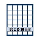 Safe, Tableau, Modèle A - Compartiment dim: 30x30 mm. (30 pcs.)  Bleu royal - dim: 233x185x10 mm. ■ par pc.