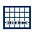 Safe, Tableau, Modèle A - Compartiment dim: 36x36 mm. (20 pcs.)  Bleu royal - dim: 233x185x10 mm. ■ par pc.
