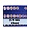 Safe, Tableau, Model A -  Euro coin sets in capsules (5 sets)  Royal blue - dim: 233x185x10 mm. ■ per pc.