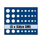 Safe, Tableau, Modèle A - Jeux de marks allemands (5 Jeux)  Bleu royal - dim: 233x185x10 mm. ■ par pc.