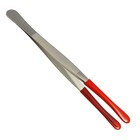 Safe, Coins Tweezers, Straight - length 120 mm.  Chrome ■ per pc.