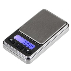 Digital scale, precision to 0.01 g - Max . 500 g - dim: 72 x 40 x 12 mm.