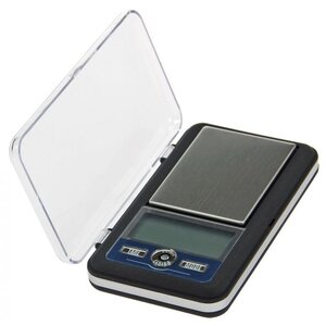 Digital scale, precision to 0.01 g - Max . 500 g - dim: 115 x 65 x 20 mm.