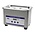 Safe, Ultrasonic Cleaner PRO - Stainless steel housing - vibrations 4200 Hz. dim: 176x108x130 mm. ■ per pc.