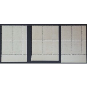 Belgien - OBP.  126-128 -**-, Eckpaar 4.