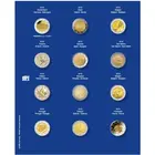 Safe, TOPset, Supplement - 2 Euro coins in capsules - 2019 sheet 29 - Transp/blue preprint sheet - dim: 185x230 mm. ■ per pc.