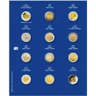 Safe, TOPset, Supplement - 2 Euromunten in capsules - 2019  blad 29 - Transp/blauw voordrukblad - afm: 185x230 mm. ■ per st.