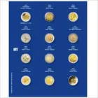 Safe, TOPjeu, Supplement - Monnaies de 2 Euro sous capsules - 2019 feuilles 30 -  Transp/blue feuille préimprimée - dim: 185x230 mm. ■ par pc.