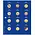 Safe, TOPset, Supplement - 2 Euro coins in capsules - 2019 sheet 30 - Transp/blue preprint sheet - dim: 185x230 mm. ■ per pc.