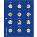 Safe, TOPjeu, Supplement - Monnaies de 2 Euro sous capsules - 2022 feuilles 39 -  Transp/blue feuille préimprimée - dim: 185x230 mm. ■ par pc.