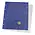 Safe, TOPjeu, Feuilles (4 anneaux)  Monnaies de  2 Euro sans capsules - Transp/feuille de fond bleue - dim: 185x230 mm. ■ par pc.