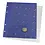 TOPset, Sheets (4 rings) 2 Euro coins without capsules - Transp/blue background sheet - dim: 185 x 230 mm.