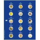 Safe, TOPjeu, Supplement - Monnaies de 2 Euro sans capsules - 2021 feuilles 28 -  Transp/blue feuille préimprimée - dim: 185x230 mm. ■ par pc.